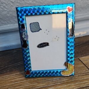 Old Navy Blue Sparkle Picture Frame